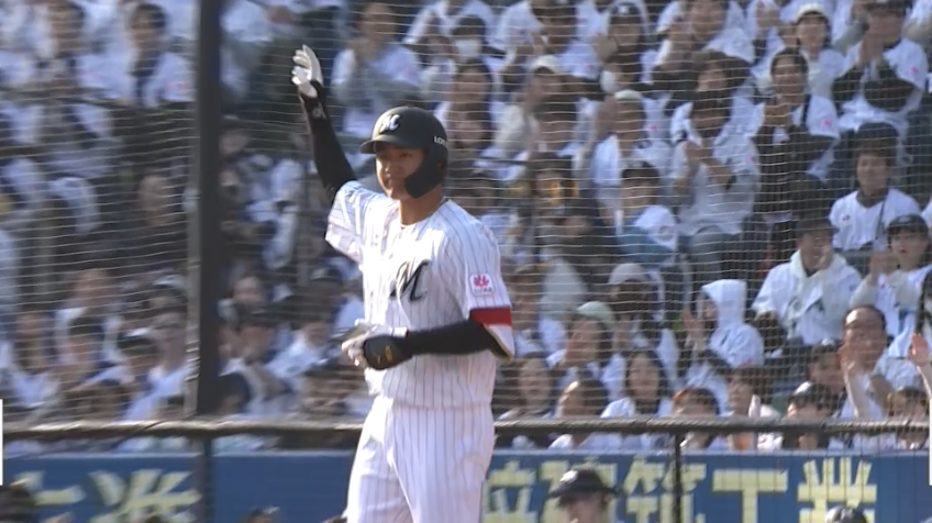 5回裏・M西川史礁 本日2本目のタイムリーヒット!!