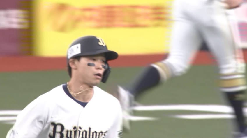 3回裏・B中川圭太 チーム初得点は先制2ランHR!!