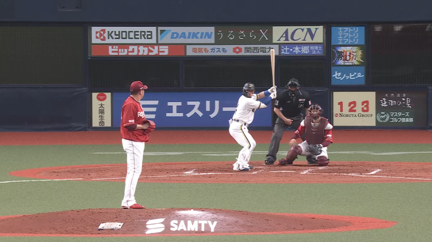 5回裏・E宋家豪 今シーズン初登板を3者凡退に抑える!!