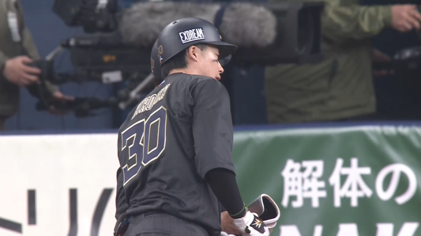 2回裏・B廣岡大志 追い打ちをかけるタイムリーヒット!!