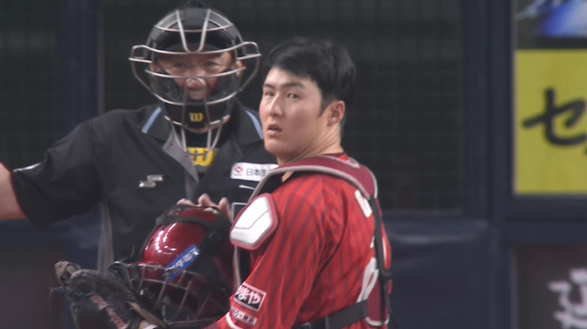 3回裏・E太田光 強肩で盗塁阻止!!