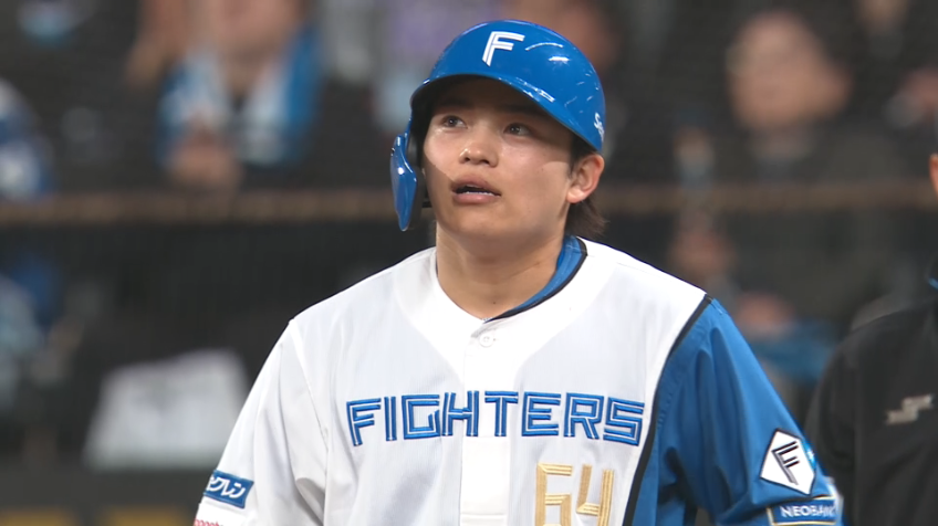 2回裏・F田宮裕涼 チャンスでしぶとい一打!! ライトへのタイムリーヒット!!