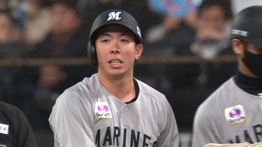 6回表・M寺地隆成 鋭い当たりのレフトへのタイムリーヒット!!