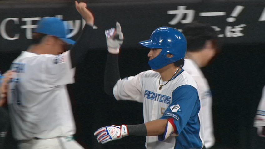 1回裏・F野村佑希 レフトスタンドへの先制ホームラン!!