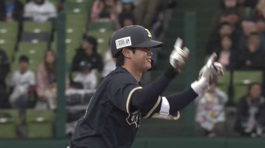 6回表・B太田椋 4番の役割を果たす!! ライトへのタイムリー2ベース!!