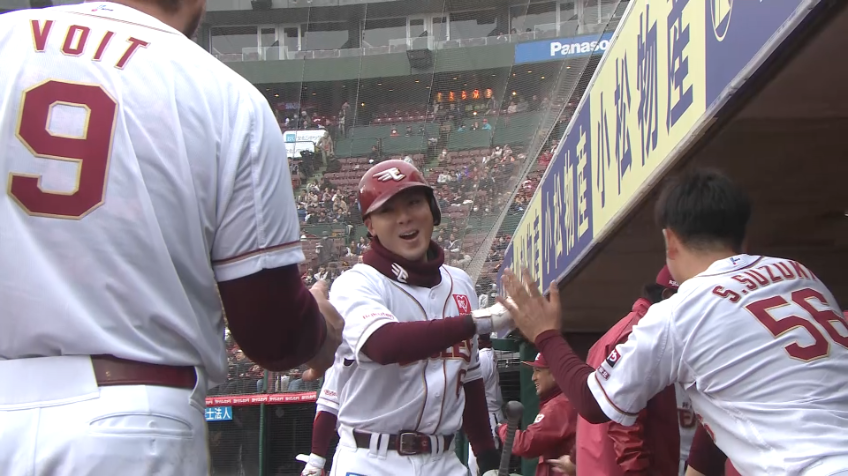 7回裏・E村林一輝 勝ち越しのソロホームランを放つ!!