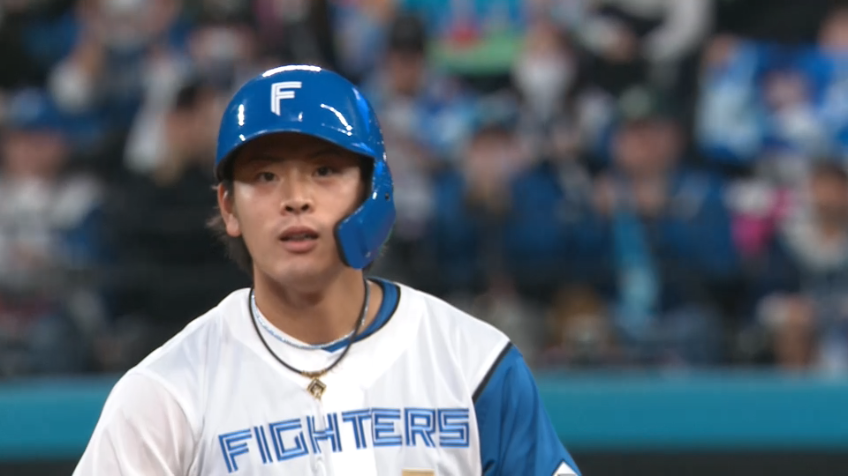 4回裏・F野村佑希 レフトへ2点タイムリー2ベース!!