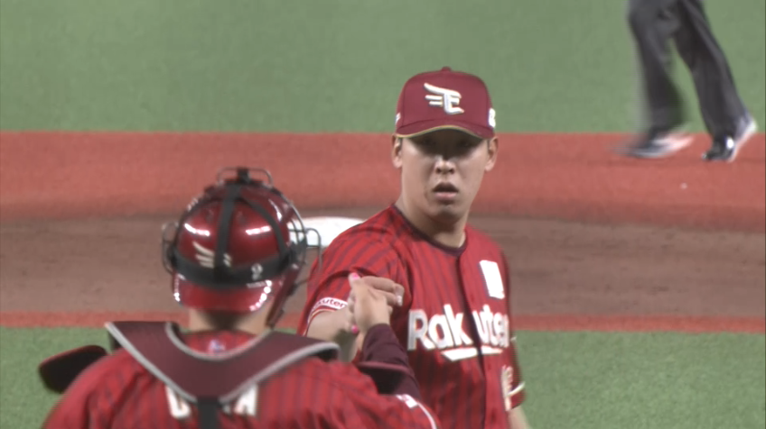 9回裏・E藤平尚真 最後はズバッと見逃し三振で試合を締めくくる!!
