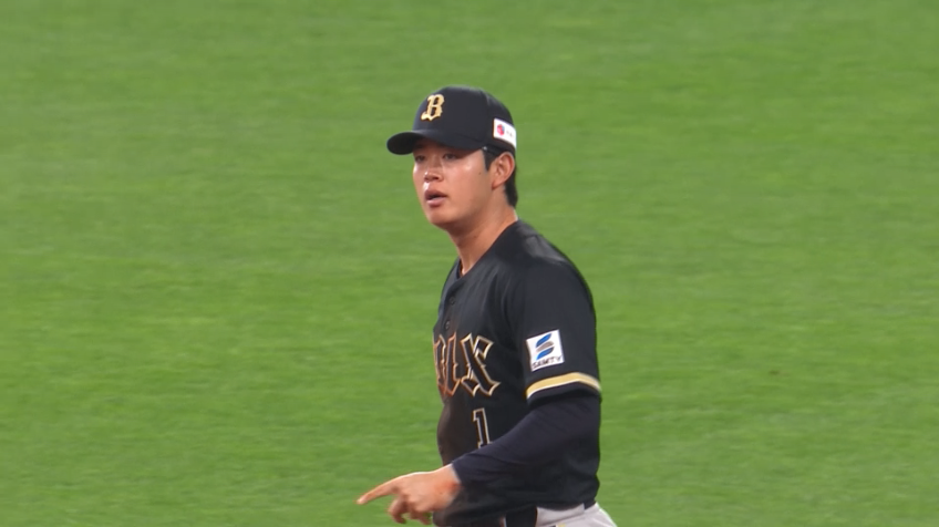 3回裏・B太田椋 ヒットを許さないファインプレー!!