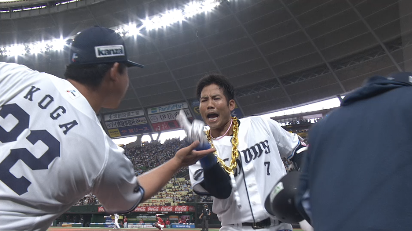 3回裏・L桑原将志 ライオンズ移籍後初ホームラン!!