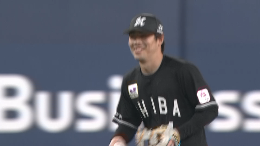 4回裏・M友杉篤輝 鋭い打球をナイスキャッチ!!