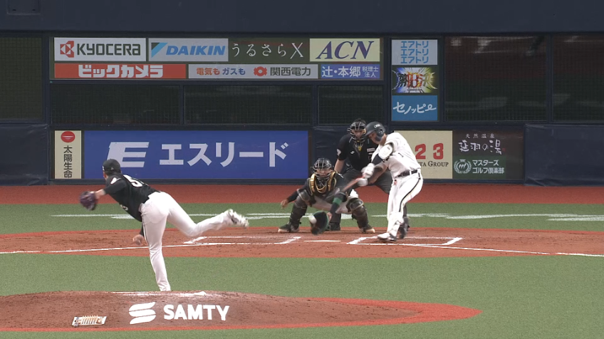 6回裏・M松川虎生 三振ゲッツーを奪う!!