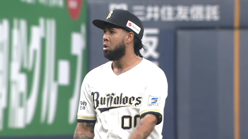 7回表・Bエスピノーザ 7回1失点に抑える好投!!