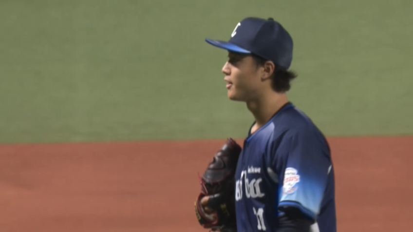 6回裏・L菅井信也 2者連続見逃し三振を奪う!!