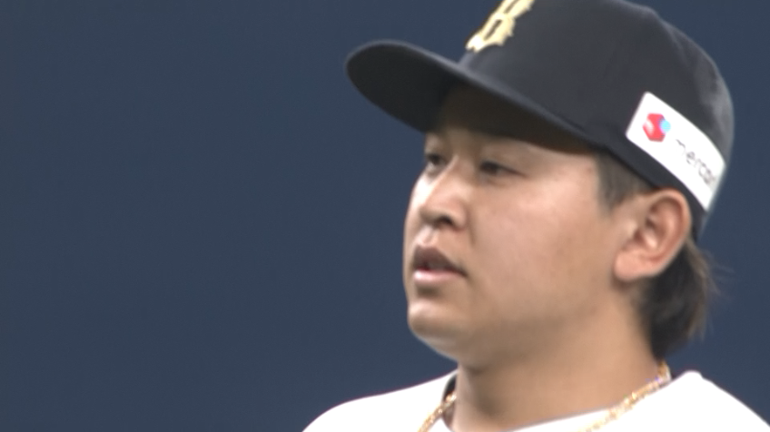 6回表・B宮城大弥 ピンチで今日7個目の三振を奪う!!