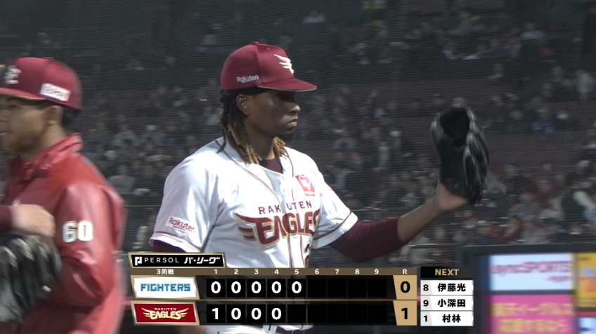 5回表・Eウレーニャ 最後は3者連続三振でマウンドを降りる!!