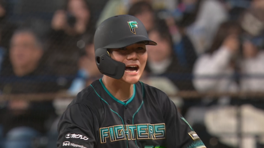 9回裏・F清宮幸太郎 土壇場でライトへタイムリーヒットを放つ!!