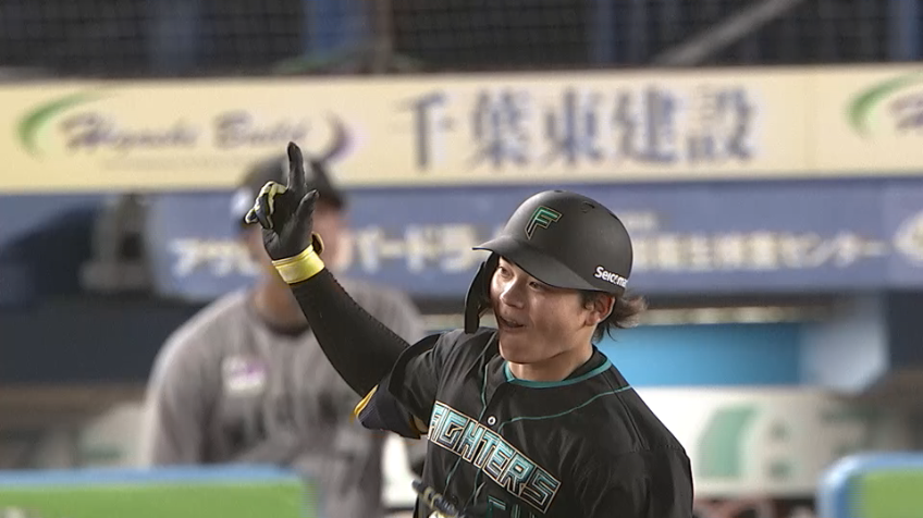 6回裏・F田宮裕涼 追加点となるソロホームラン!!