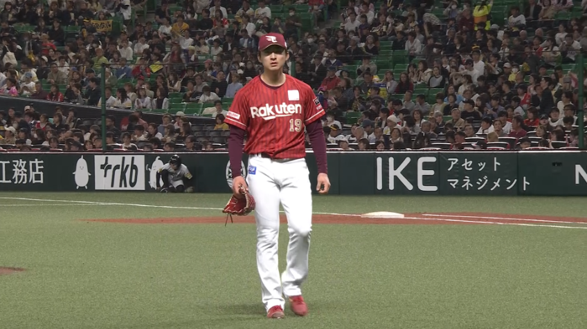 3回裏・E荘司康誠 この回3者連続三振!!