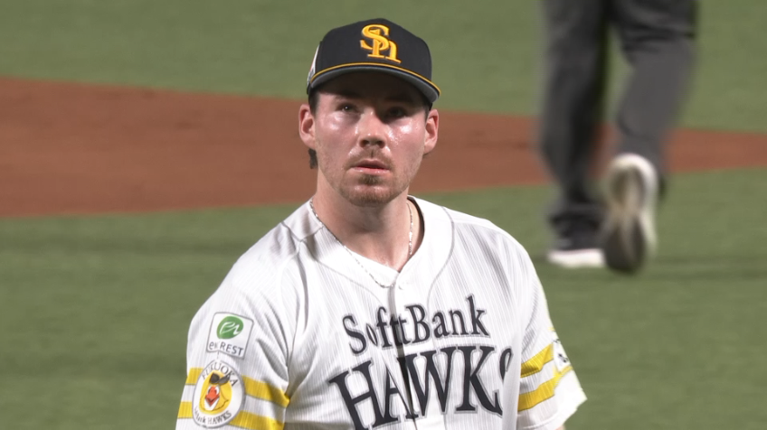 3回表・H C.スチュワート・ジュニア ピンチを招くも最後は空振り三振!!