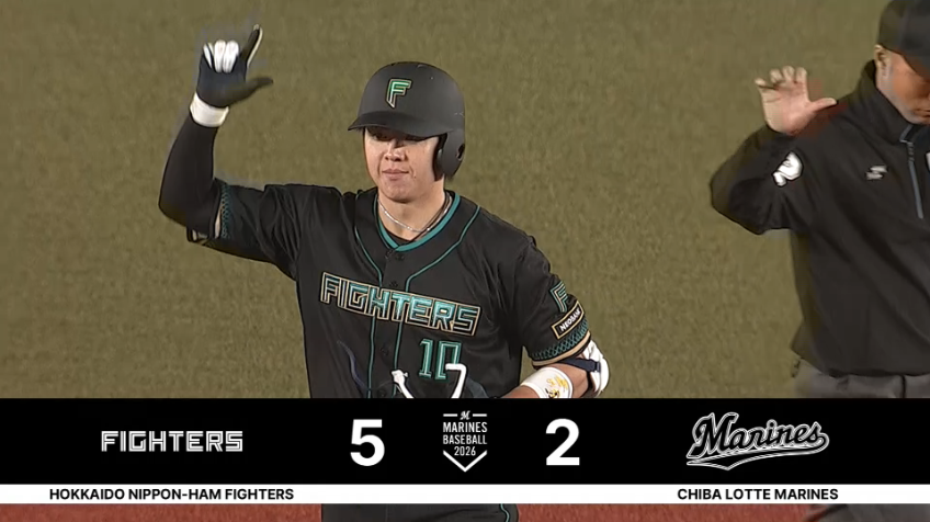 3回表・F清水優心 右中間へのタイムリー2ベース!!