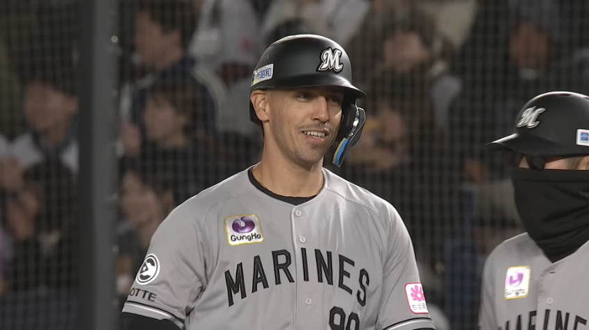 3回裏・Mソト 4月1日以来のタイムリーヒットで同点!!