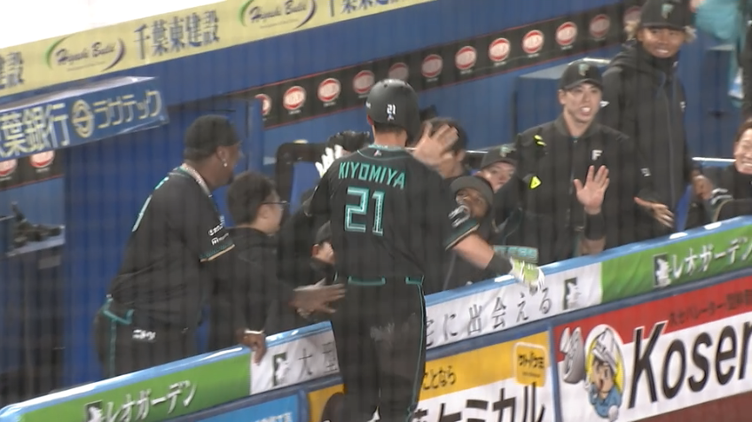 3回表・F清宮幸太郎 2塁から激走した好判断、好走塁で掴んだ2点目!!