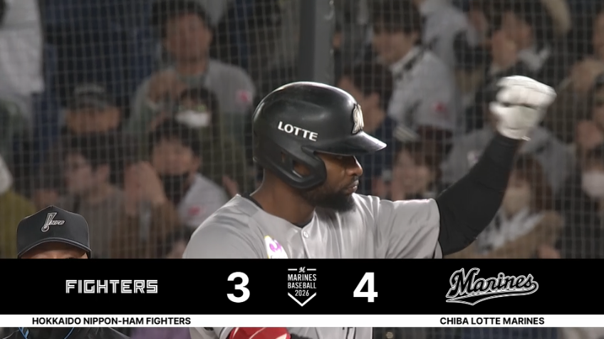 6回裏・Mポランコ 代打で勝ち越しタイムリーの勝負強さを見せる!!