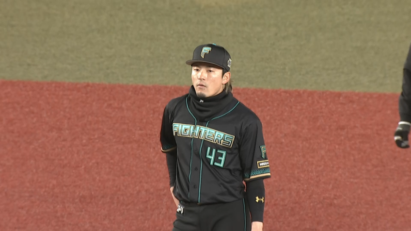 8回裏・F水野達稀 ショートゴロで三塁を狙う好判断!!