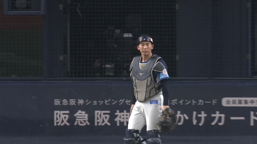 2回裏・L小島大河 難しいファウルフライを見事な捕球!!