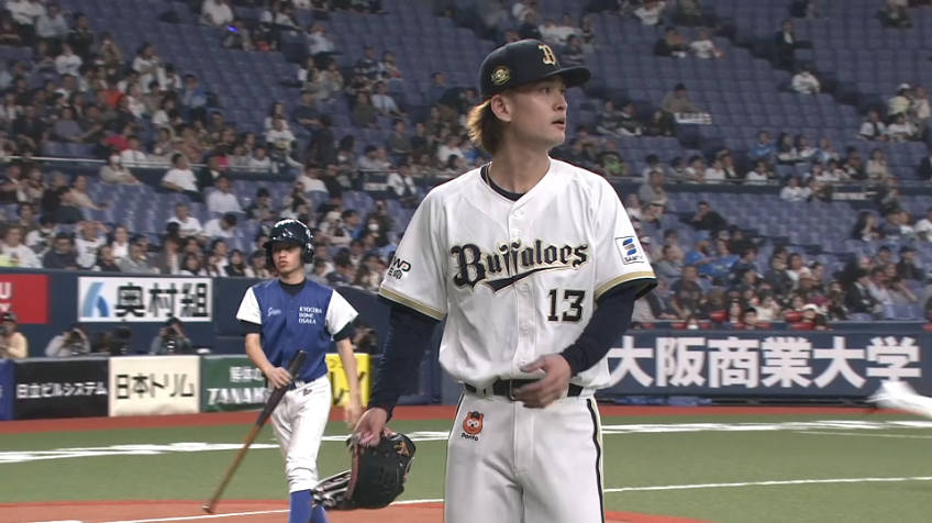 6回表・B寺西成騎 6回75球1失点の好投でマウンドを降りる!!