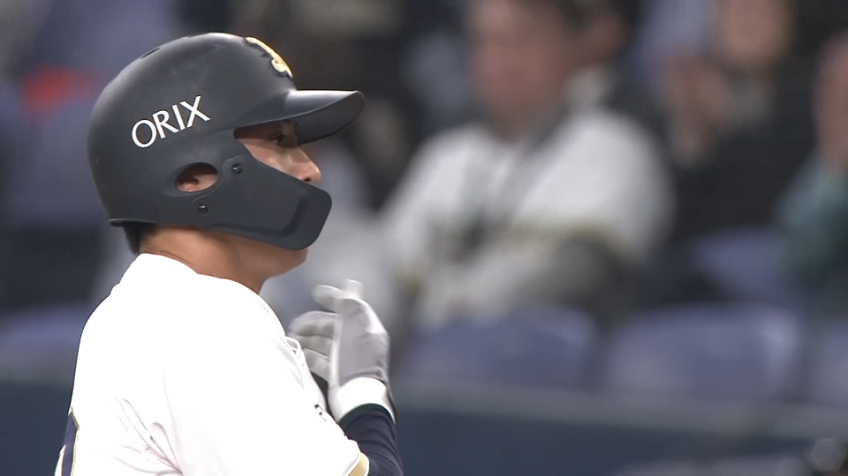 8回裏・B来田涼斗 今季2打点目となるライトへのタイムリーヒット!!