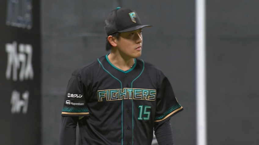 5回表・F北山亘基 満塁のピンチを三振で凌ぐ!!