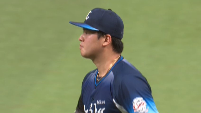6回裏・L渡邉勇太朗 上位打線を3者凡退で抑えて吠えた!!