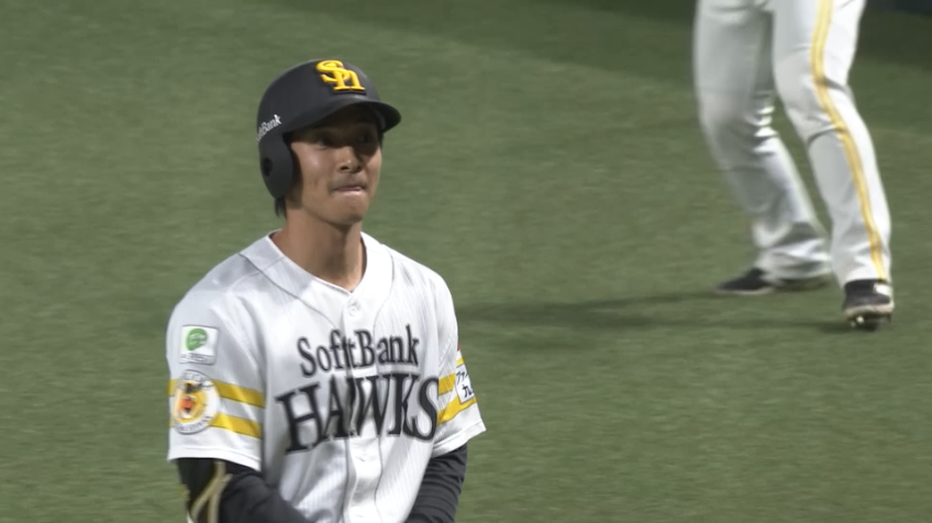 1回裏・H柳町達 レフト前へ先制2点タイムリーヒット!!