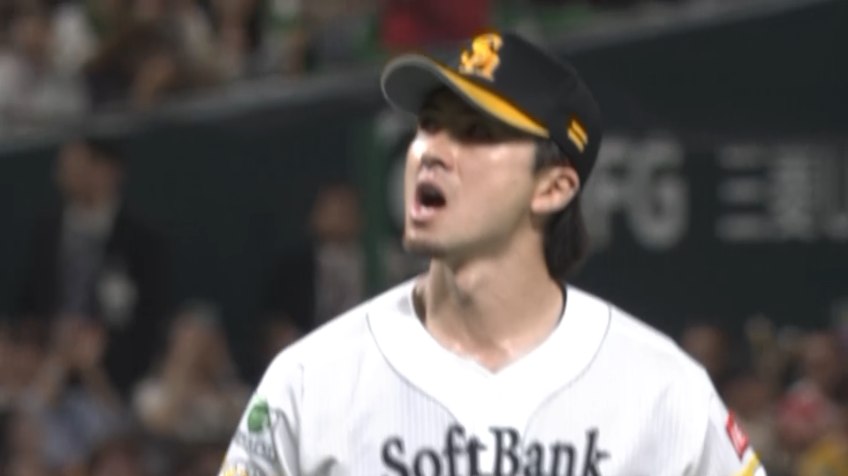 8回表・H上沢直之 8回までノーヒットの完璧な投球で魅せる!!