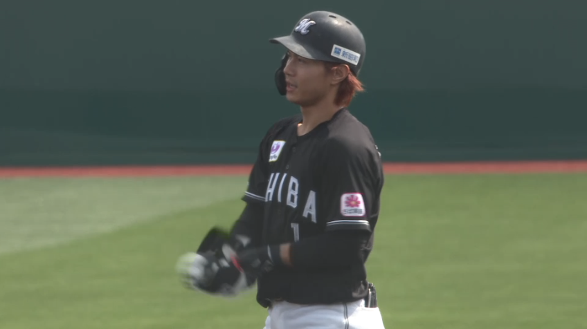 1回表・M藤原恭大 初球からスイング!! 試合の立ち上がりを示す一打!!