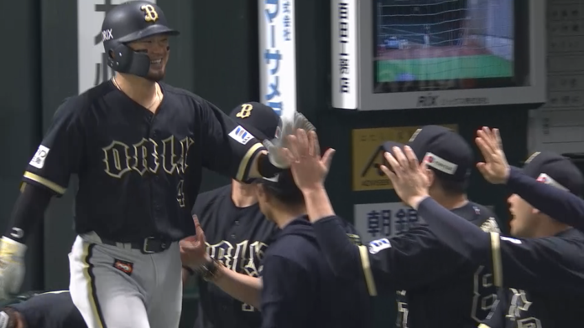 8回表・B森友哉 今シーズン第1号ホームランは値千金の同点弾!!