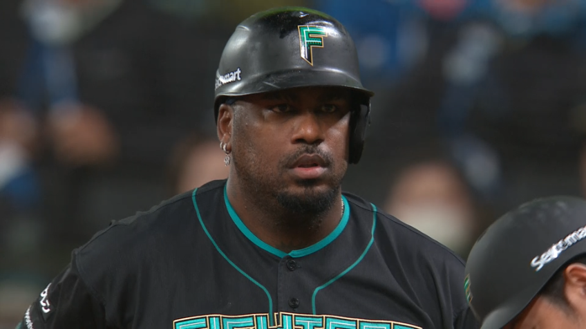 3回裏・Fレイエス レフトへの先制タイムリー!!