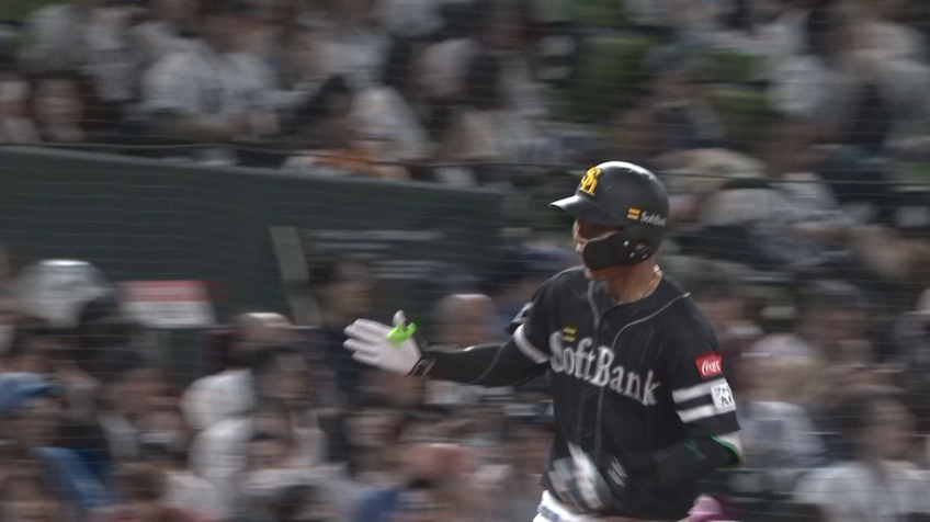 2回表・H今宮健太 今季第1号となる2ランホームランを放つ!!