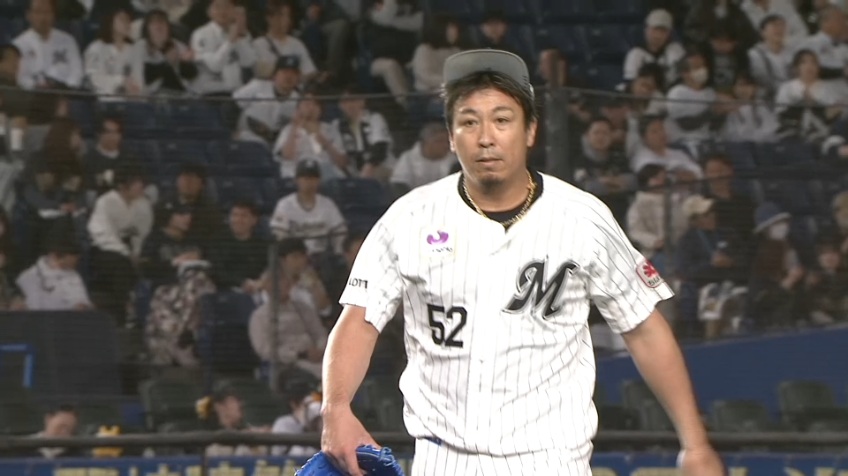 8回表・M益田直也 この回を3者凡退に抑える‼