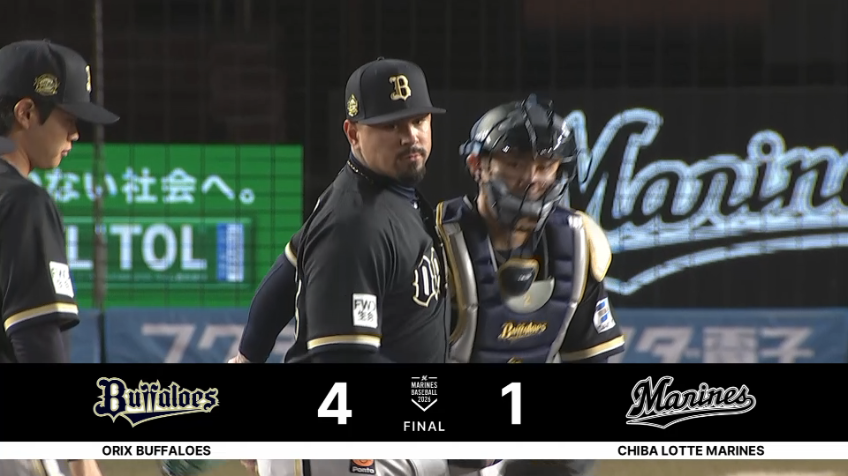 9回裏・Bマチャド 自らの誕生日を祝うセーブ!!