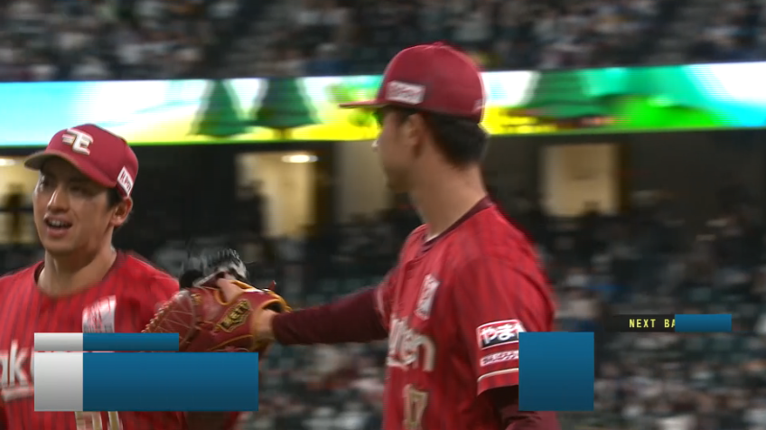 3回裏・E古謝樹 二塁へ牽制球を投げ追加点を阻止!!