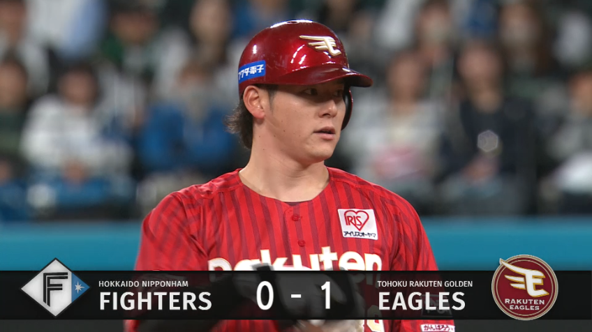 4回表・E伊藤裕季也 センターへのタイムリーヒットで先制!!