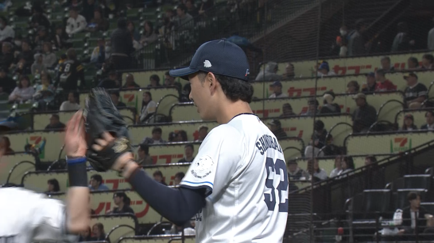 6回表・L篠原響 1回11球2奪三振で3者凡退に抑える!!