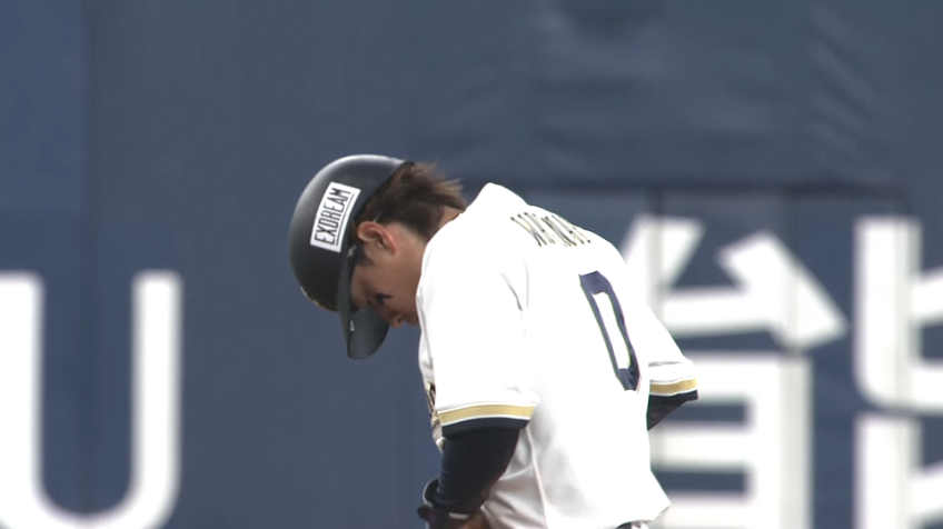 4回裏・B渡部遼人 リーグ単独トップとなる6個目の盗塁!!