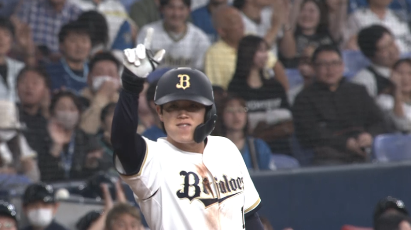 5回裏・B太田椋 センターオーバーの勝ち越し2点タイムリー2ベース!!