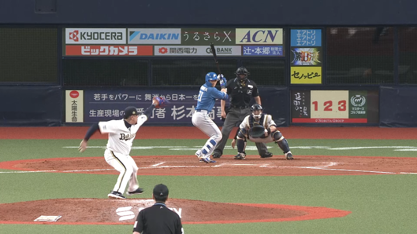 9回表・Bマチャド 最後はダブルプレーに打ち取る!!