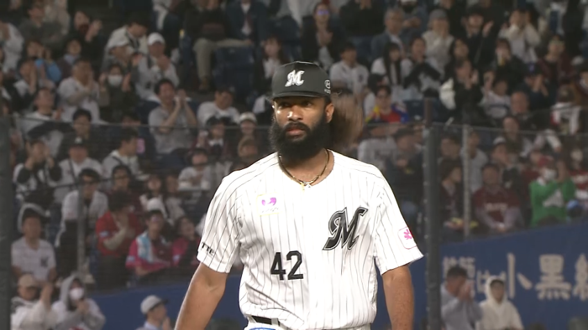 7回表・Mジャクソン 7回116球12奪三振無失点の好投!!