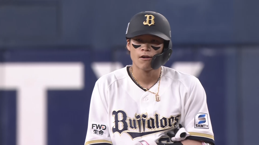 2回裏・B中川圭太 3試合ぶりのスタメンで早速先制タイムリー2ベースヒット!!